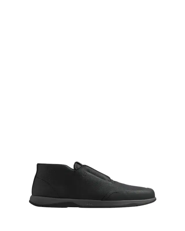 Berluti Men's Echappée Suede Calf Slip On Boots