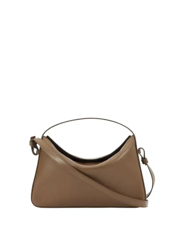 Soft Baguette Calfskin Leather Crossbody Bag