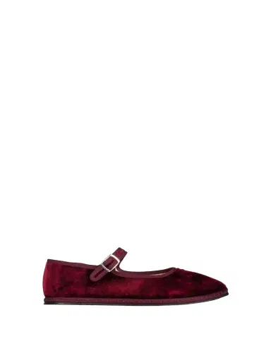 Vibi Venezia Velvet Mary Jane Ballerina Flats | Thumbnail 1 Vibi Venezia Velvet Mary Jane Ballerina Flats | Thumbnail 1