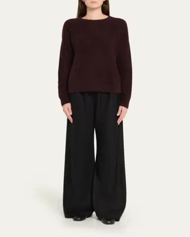 MAJESTIC FILATURES Fuzzy Ultra-Soft Crewneck Sweater | Thumbnail 2 MAJESTIC FILATURES Fuzzy Ultra-Soft Crewneck Sweater | Thumbnail 2