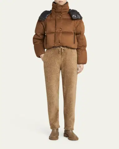 Moncler Paterne Convertible Short Down Jacket with Detachable Hood | Thumbnail 2