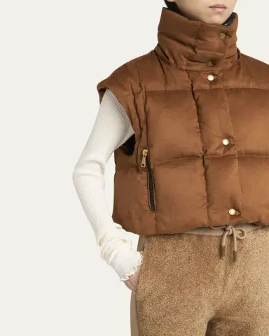 Moncler Paterne Convertible Short Down Jacket with Detachable Hood | Thumbnail 5
