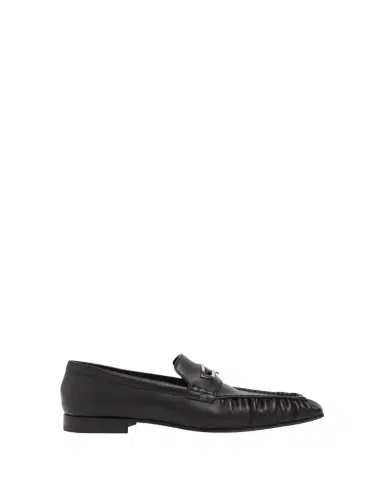 Christian Louboutin Men's Mocallista Leather Red-Sole Penny Loafers | Thumbnail 1 Christian Louboutin Men's Mocallista Leather Red-Sole Penny Loafers | Thumbnail 1