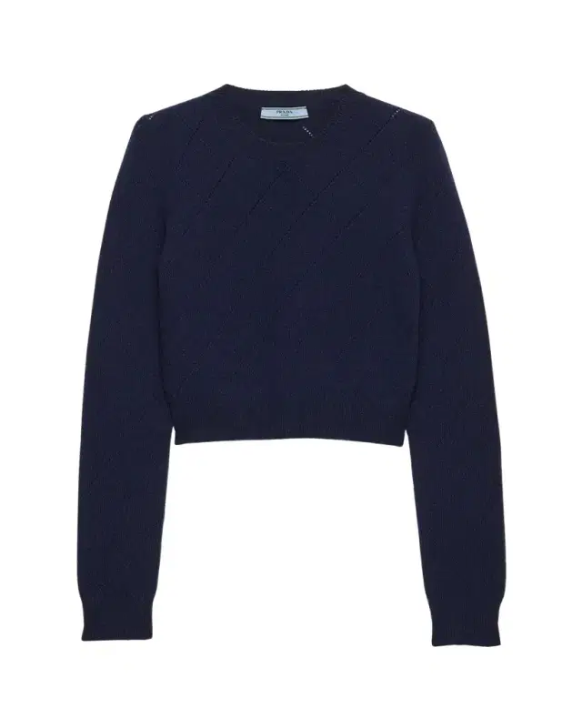 Cashmere Fitted Crewneck Sweater