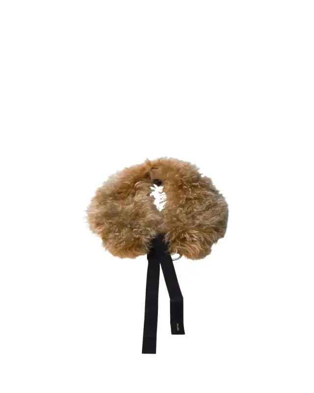 Prada Mongolia Shearling Collar