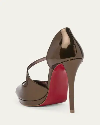 Christian Louboutin 120mm Miss Zigou Metallic Leather Red Sole Sandals | Thumbnail 2 Christian Louboutin 120mm Miss Zigou Metallic Leather Red Sole Sandals | Thumbnail 2