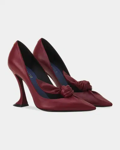 Lanvin 100mm Leather Bow Pumps | Thumbnail 14