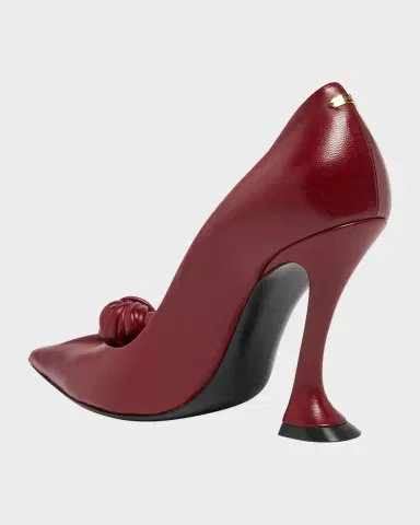 Lanvin 100mm Leather Bow Pumps | Thumbnail 17