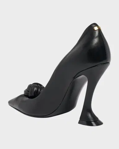 Lanvin 100mm Leather Bow Pumps | Thumbnail 22