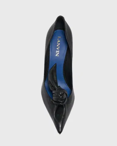 Lanvin 100mm Leather Bow Pumps | Thumbnail 24