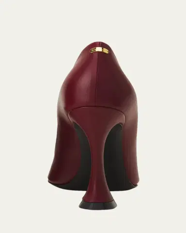 Lanvin 100mm Leather Bow Pumps | Thumbnail 7