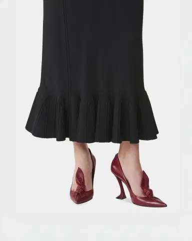 Lanvin 100mm Leather Bow Pumps | Thumbnail 9