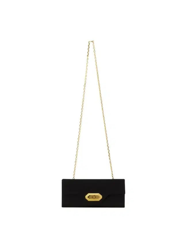 Lanvin Silk Flap Evening Clutch