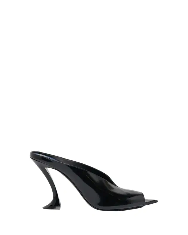 Lanvin 100mm Leather Pointed-Toe Mules