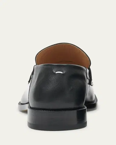 Maison Margiela Men's Tabi Leather Penny Loafers | Thumbnail 2 Maison Margiela Men's Tabi Leather Penny Loafers | Thumbnail 2