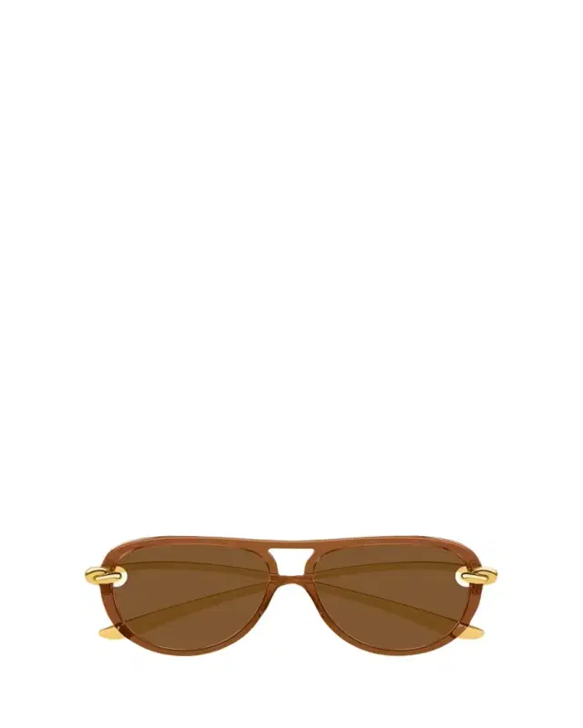 Bottega Veneta Knot 58mm Aviator Sunglasses