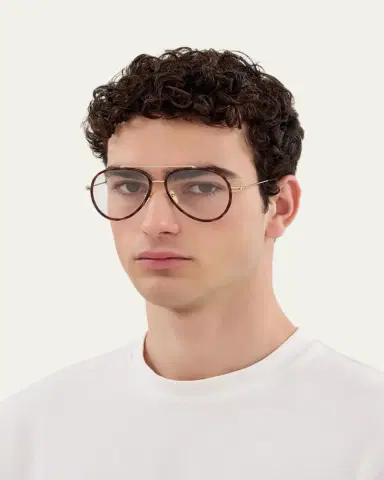 Gucci 56mm Injected Acetate & Metal Aviator Sunglasses | Thumbnail 4 Gucci 56mm Injected Acetate & Metal Aviator Sunglasses | Thumbnail 4