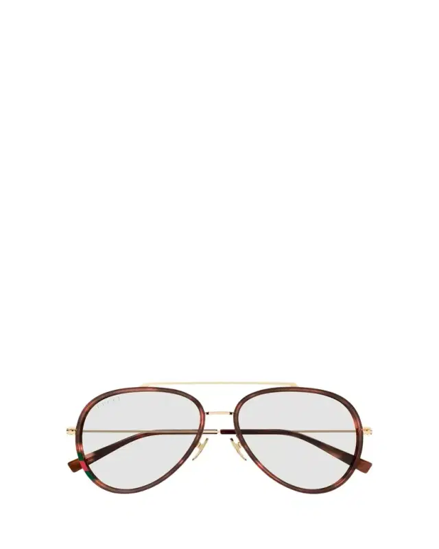 Gucci 56mm Injected Acetate & Metal Aviator Sunglasses