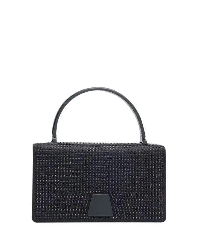 Alice Mini Embellished Satin Top-Handle Bag