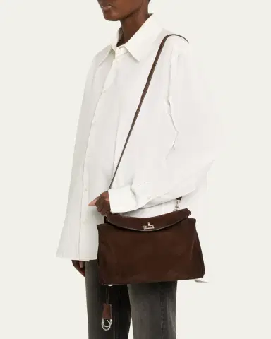 Balenciaga Rodeo Small Suede Top-Handle Bag | Thumbnail 4 Balenciaga Rodeo Small Suede Top-Handle Bag | Thumbnail 4