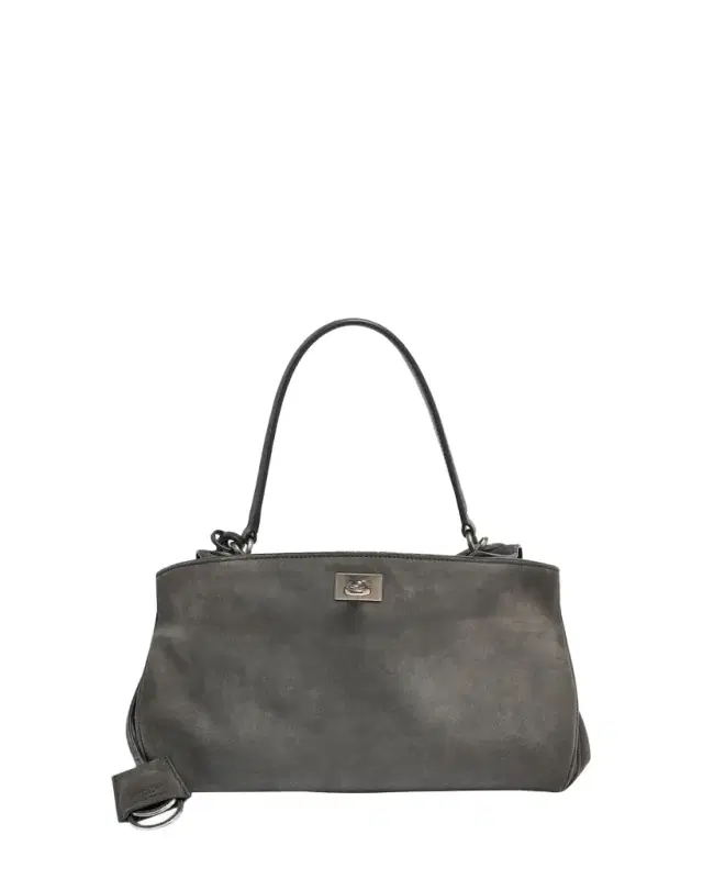 Rodeo Small Suede Top-Handle Bag