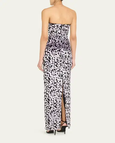 16Arlington Minelli Strapless Devoré Dress | Thumbnail 3 16Arlington Minelli Strapless Devoré Dress | Thumbnail 3