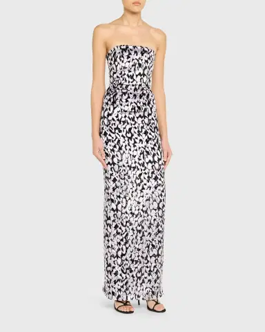 16Arlington Minelli Strapless Devoré Dress | Thumbnail 8 16Arlington Minelli Strapless Devoré Dress | Thumbnail 8