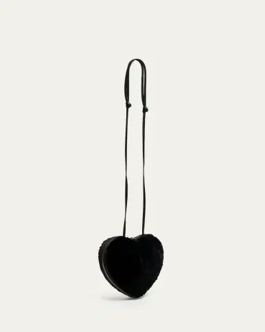 Alaïa Le Coeur Crossbody Bag in Shearling | Thumbnail 3 Alaïa Le Coeur Crossbody Bag in Shearling | Thumbnail 3