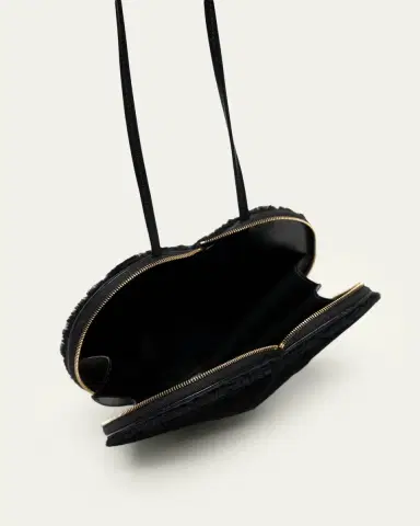 Alaïa Le Coeur Crossbody Bag in Shearling | Thumbnail 4 Alaïa Le Coeur Crossbody Bag in Shearling | Thumbnail 4
