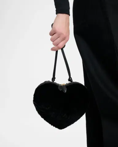 Alaïa Le Coeur Crossbody Bag in Shearling | Thumbnail 6 Alaïa Le Coeur Crossbody Bag in Shearling | Thumbnail 6