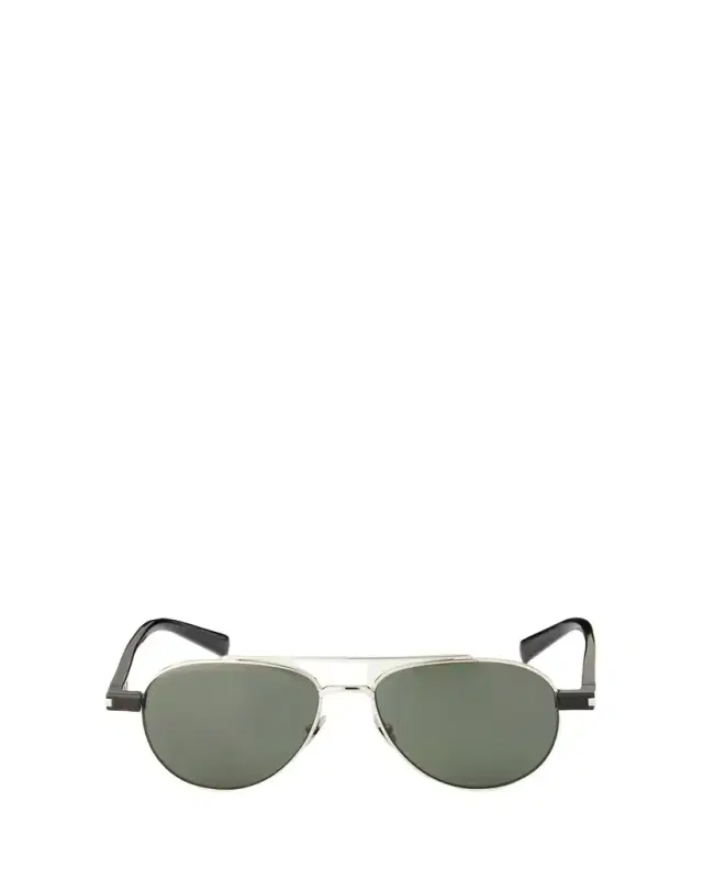 Saint Laurent Men's Sl 843-002 Double-Bridge Aviator Sunglasses