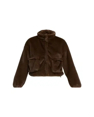 FAZ Avenue Faux-Fur Bomber Jacket | Thumbnail 1 FAZ Avenue Faux-Fur Bomber Jacket | Thumbnail 1