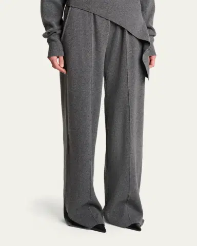 Lanvin Wool-Cashmere Relaxed-Leg Pull-On Trousers | Thumbnail 4 Lanvin Wool-Cashmere Relaxed-Leg Pull-On Trousers | Thumbnail 4