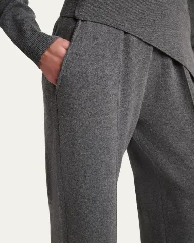 Lanvin Wool-Cashmere Relaxed-Leg Pull-On Trousers | Thumbnail 5 Lanvin Wool-Cashmere Relaxed-Leg Pull-On Trousers | Thumbnail 5