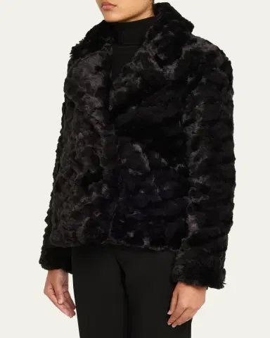 FAZ The Bleeker Faux-Fur Peacoat | Thumbnail 4 FAZ The Bleeker Faux-Fur Peacoat | Thumbnail 4