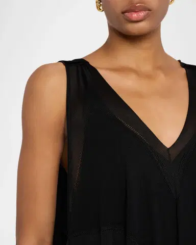 Lanvin Flowy Bow Asymmetric Maxi Dress | Thumbnail 9 Lanvin Flowy Bow Asymmetric Maxi Dress | Thumbnail 9