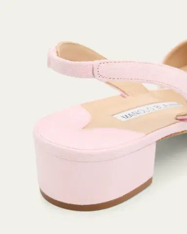 Manolo Blahnik 30mm Aspro Suede Slingback Pumps | Thumbnail 3 Manolo Blahnik 30mm Aspro Suede Slingback Pumps | Thumbnail 3