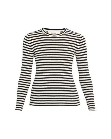 Lisa Yang Vivian Striped Long-Sleeve Cashmere T-Shirt | Thumbnail 1 Lisa Yang Vivian Striped Long-Sleeve Cashmere T-Shirt | Thumbnail 1
