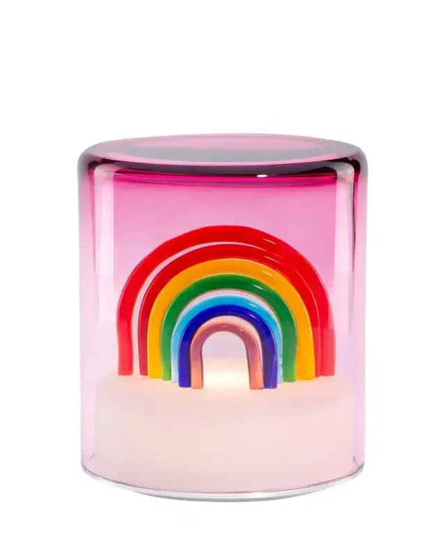Green Wolf Lighting x Solange Azagury Partridge Rainbow 5" Rechargeable Cordless Table Lamp
