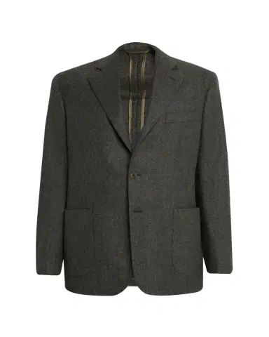 Anderson & Sheppard Men's Single-Breasted Wool Cashmere Sport Coat | Thumbnail 1 Anderson & Sheppard Men's Single-Breasted Wool Cashmere Sport Coat | Thumbnail 1