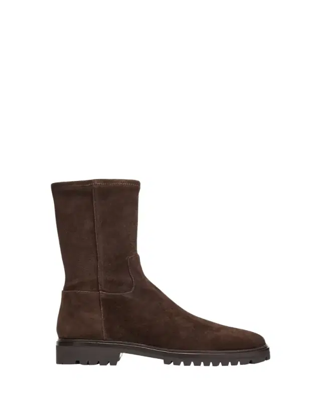 Danny Suede Lug-Sole Ankle Boots