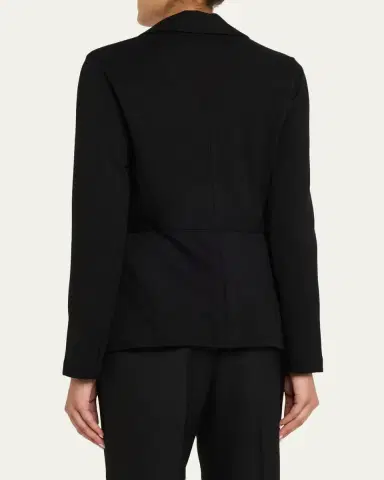 MAJESTIC FILATURES Wrap-Front French Terry Blazer | Thumbnail 3 MAJESTIC FILATURES Wrap-Front French Terry Blazer | Thumbnail 3
