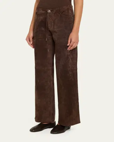 Still Here Cool Suede Low-Rise Jeans | Thumbnail 4