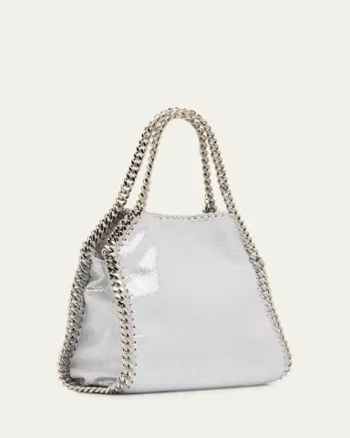 Stella McCartney Falabella Mini Metallic Tote Bag | Thumbnail 3