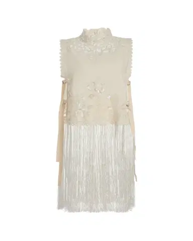 Sea Adelina Battenberg Lace Fringe-Trim Top | Thumbnail 1 Sea Adelina Battenberg Lace Fringe-Trim Top | Thumbnail 1