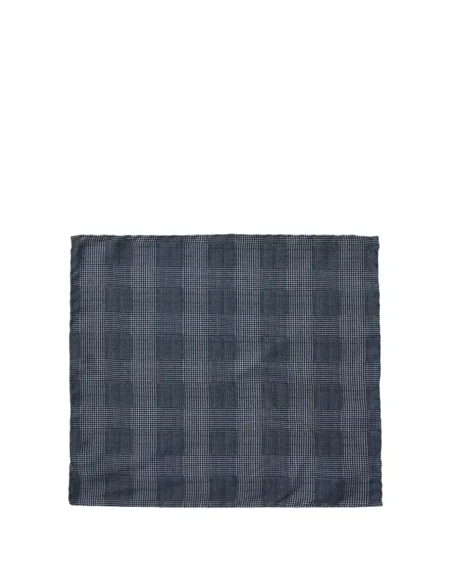 Men's Silk Prince of Wales Pocket Square
