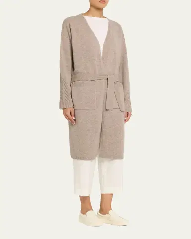 MAJESTIC FILATURES Rib Knit Merino Wool Wrap Cardigan | Thumbnail 4 MAJESTIC FILATURES Rib Knit Merino Wool Wrap Cardigan | Thumbnail 4
