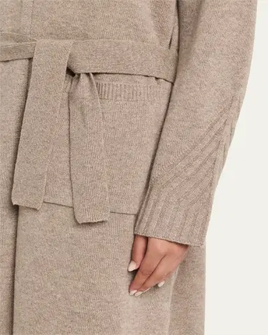 MAJESTIC FILATURES Rib Knit Merino Wool Wrap Cardigan | Thumbnail 5 MAJESTIC FILATURES Rib Knit Merino Wool Wrap Cardigan | Thumbnail 5