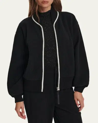 Varley Hansley Fleece Bomber Jacket | Thumbnail 5 Varley Hansley Fleece Bomber Jacket | Thumbnail 5
