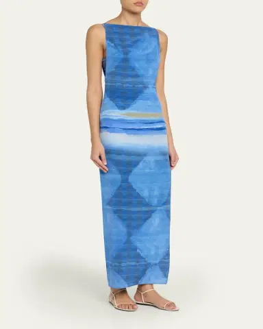 SIR. Isla Printed Maxi Dress | Thumbnail 4